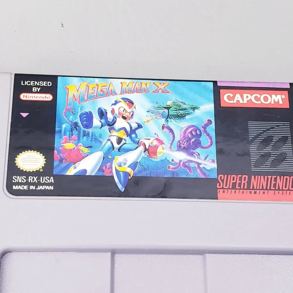 Mega Man X SNES Super Nintendo Game Cartridge Only Authentic